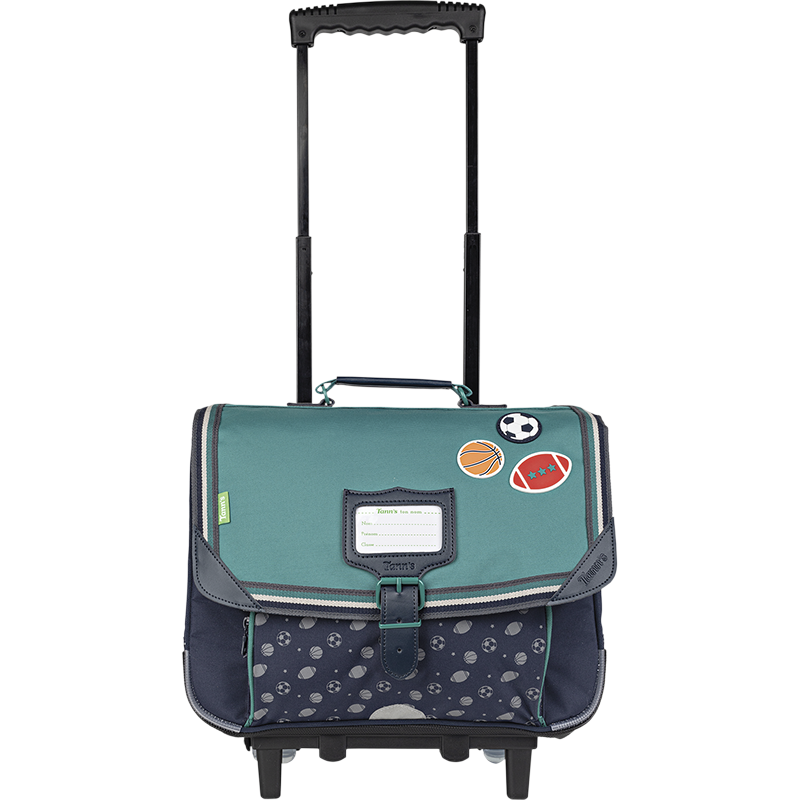 Cartable trolley Alexandre vert Tann’s - 38 cm