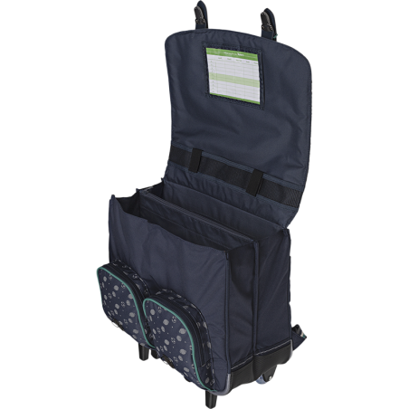 Cartable trolley Alexandre vert Tann’s - 41 cm