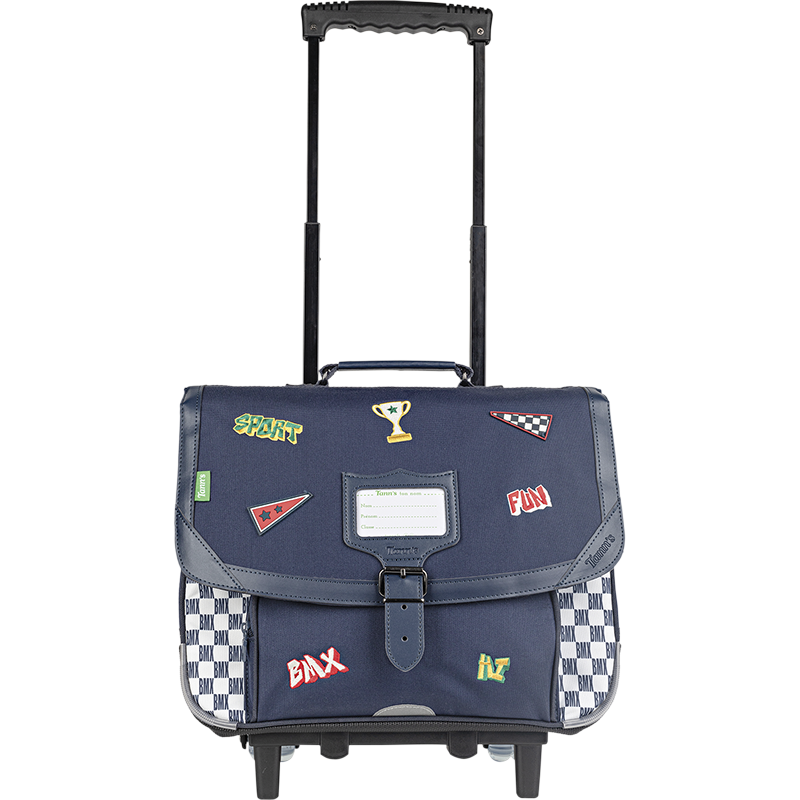 Cartable trolley Mathéo bleu Tann’s - 38 cm