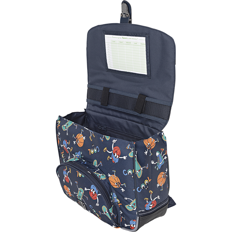 Cartable Robin multicolore Tann’s - 32 cm