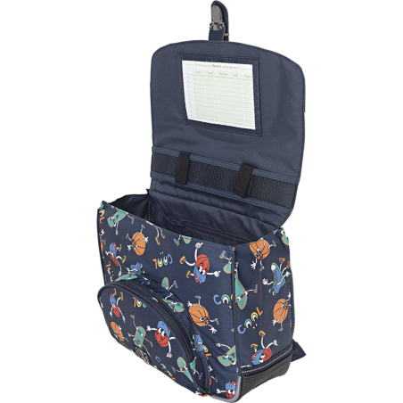 Cartable Robin multicolore Tann’s - 32 cm