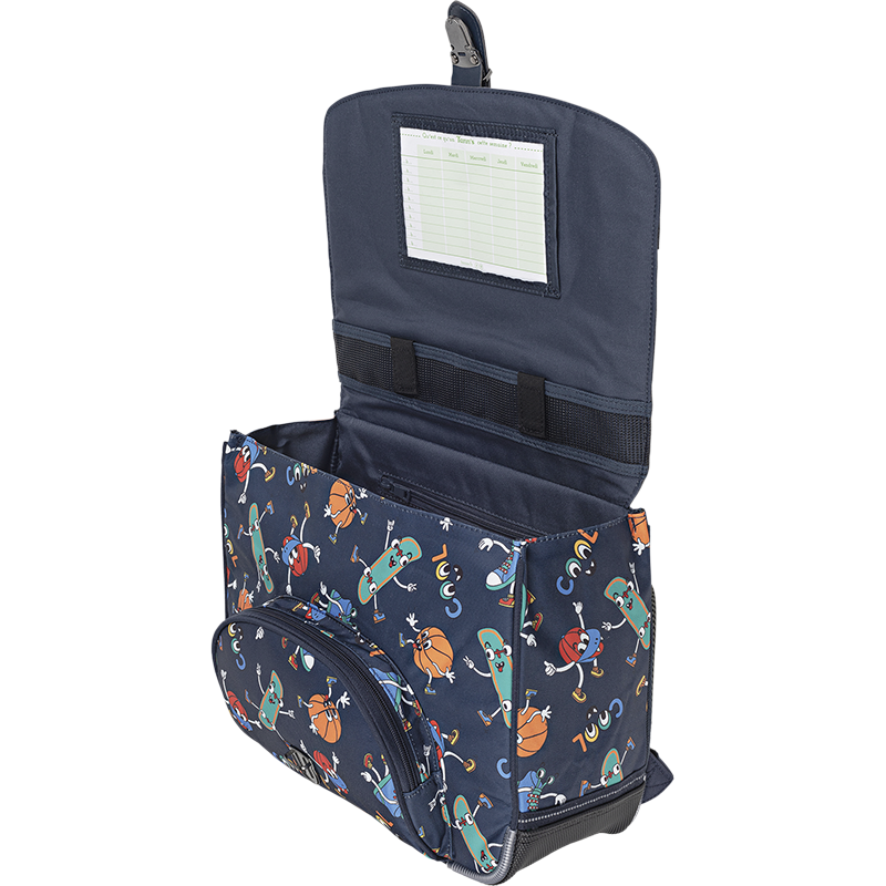 Cartable Robin multicolore Tann’s - 35 cm