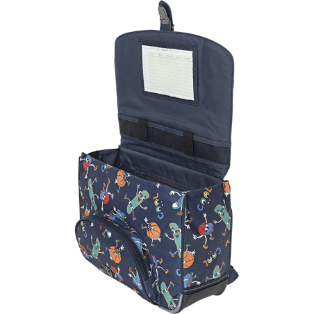 Cartable Robin multicolore Tann’s - 35 cm