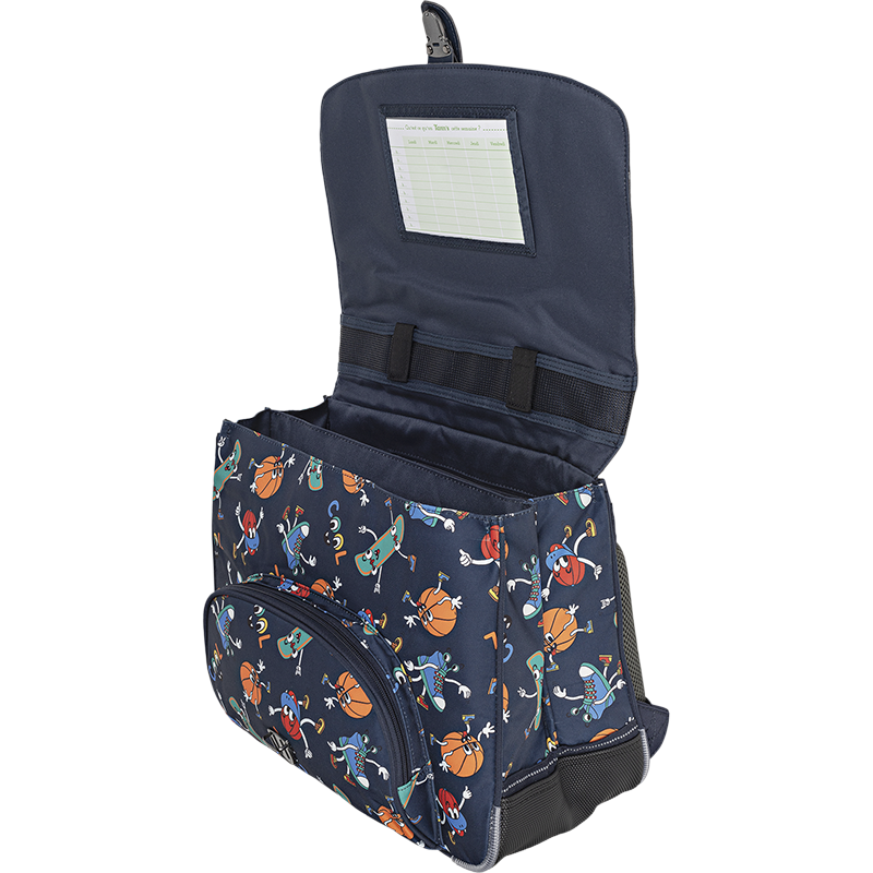 Cartable Robin multicolore Tann’s - 38 cm