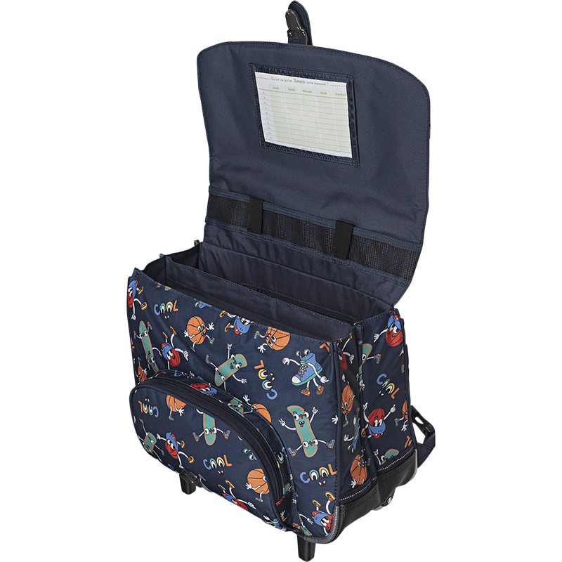 Cartable trolley Robin multicolore Tann’s - 38 cm