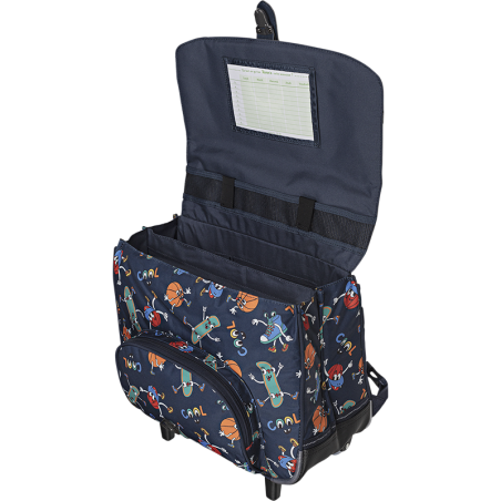 Cartable trolley Robin multicolore Tann’s - 38 cm