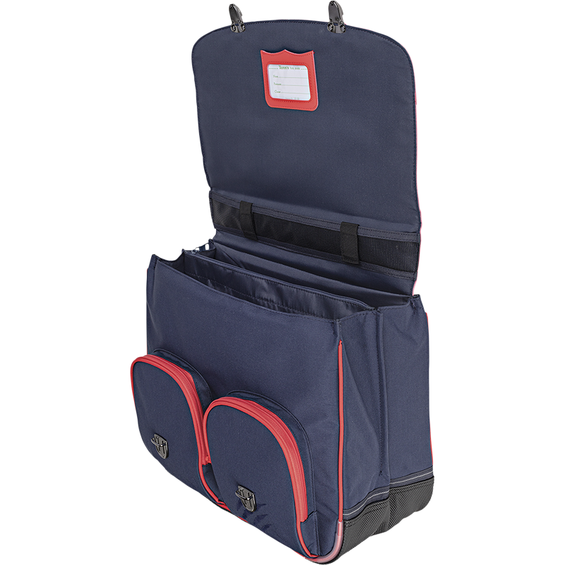 Cartable Aaron bicolore Tann’s - 41 cm