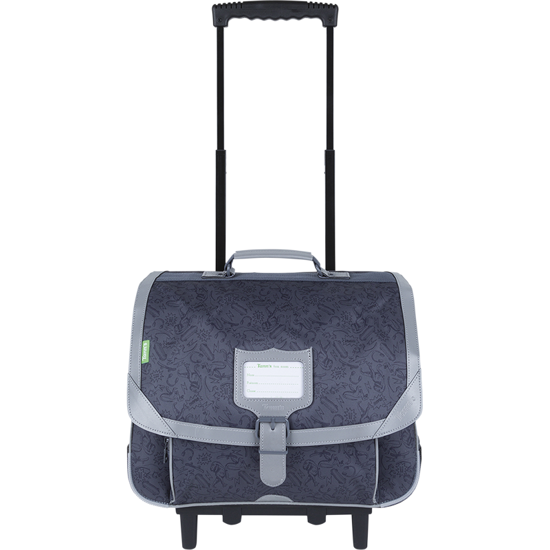 Cartable trolley Owen gris Tann’s - 38 cm