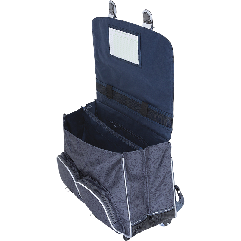 Cartable trolley Owen gris Tann’s - 41 cm