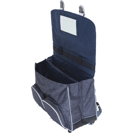 Cartable trolley Owen gris Tann’s - 41 cm