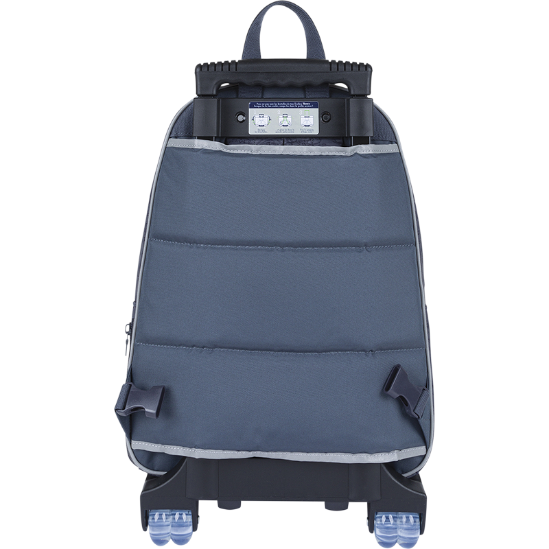 Sac trolley Owen gris Tann’s - 31 cm