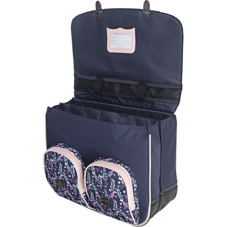 Cartable Assya bleu Tann’s - 38 cm