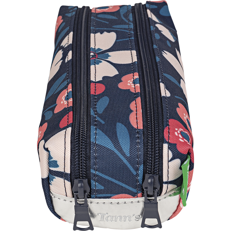 Trousse double Floriane multicolore Tann’s - 21,5 cm