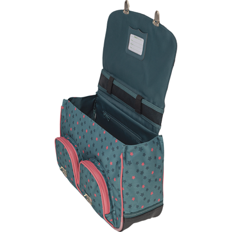 Cartable Salomé vert Tann’s - 35 cm