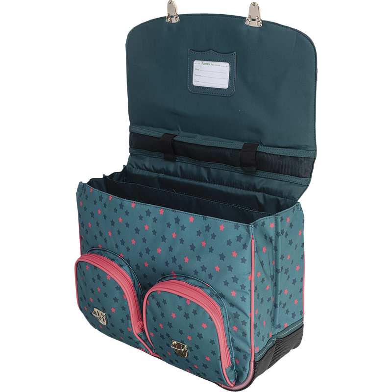 Cartable Salomé vert Tann’s - 38 cm