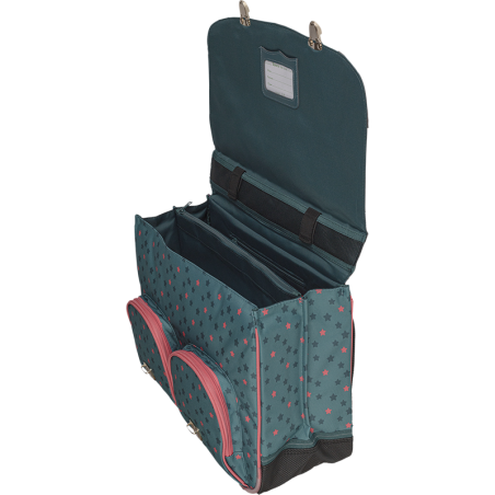 Cartable Salomé vert Tann’s - 41 cm