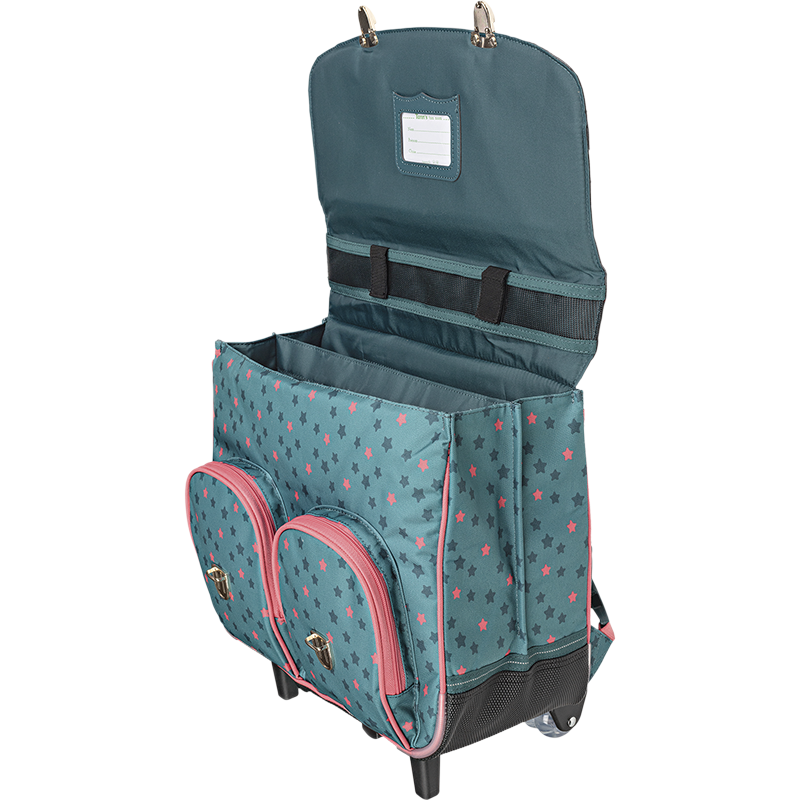 Cartable trolley Salomé vert Tann’s - 38 cm