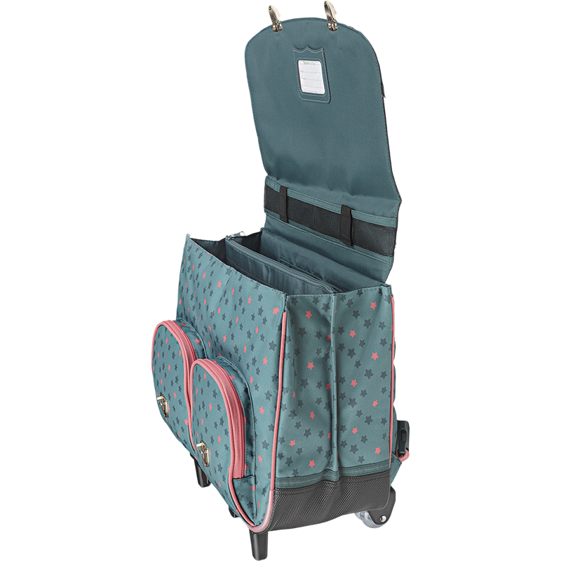 Cartable trolley Salomé vert Tann’s - 41 cm