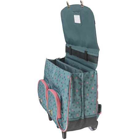 Cartable trolley Salomé vert Tann’s - 41 cm