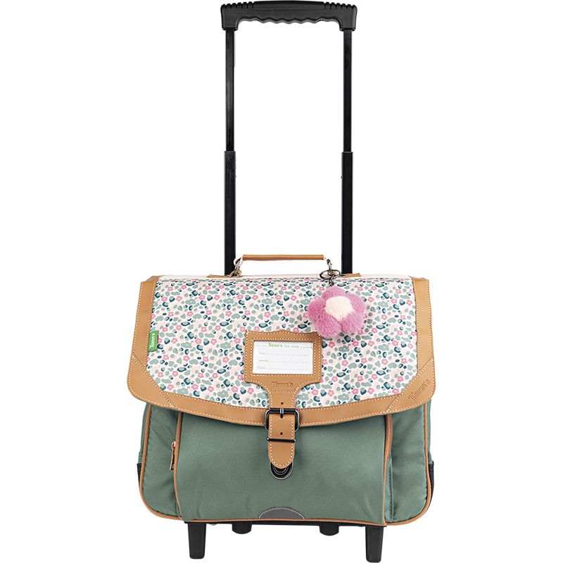 Cartable trolley Iris vert Tann’s - 38 cm