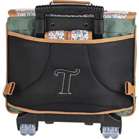 Cartable trolley Iris vert Tann’s - 38 cm