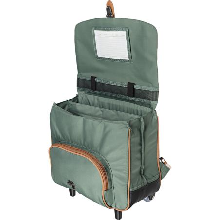 Cartable trolley Iris vert Tann’s - 38 cm