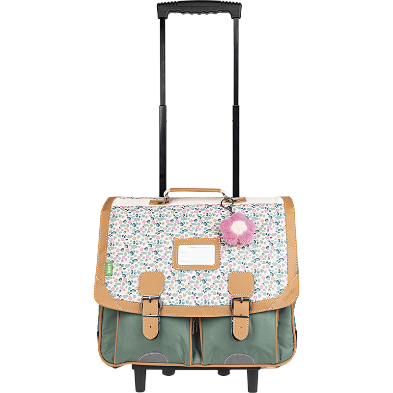 Cartable trolley Iris vert Tann’s - 41 cm