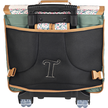 Cartable trolley Iris vert Tann’s - 41 cm