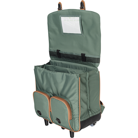 Cartable trolley Iris vert Tann’s - 41 cm