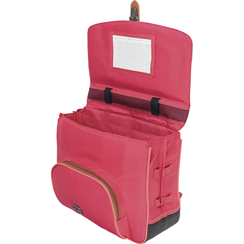 Cartable poche gourde Louise fuchsia Tann’s - 38 cm