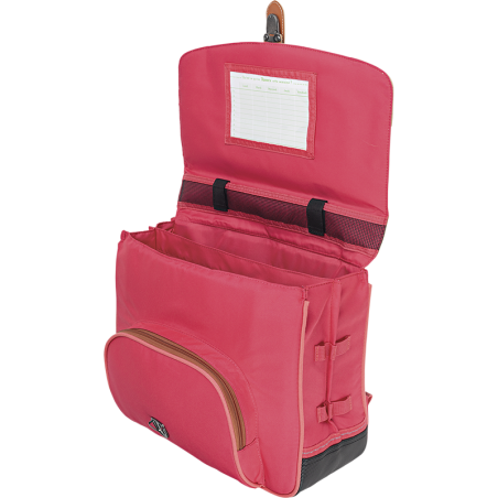 Cartable poche gourde Louise fuchsia Tann’s - 38 cm