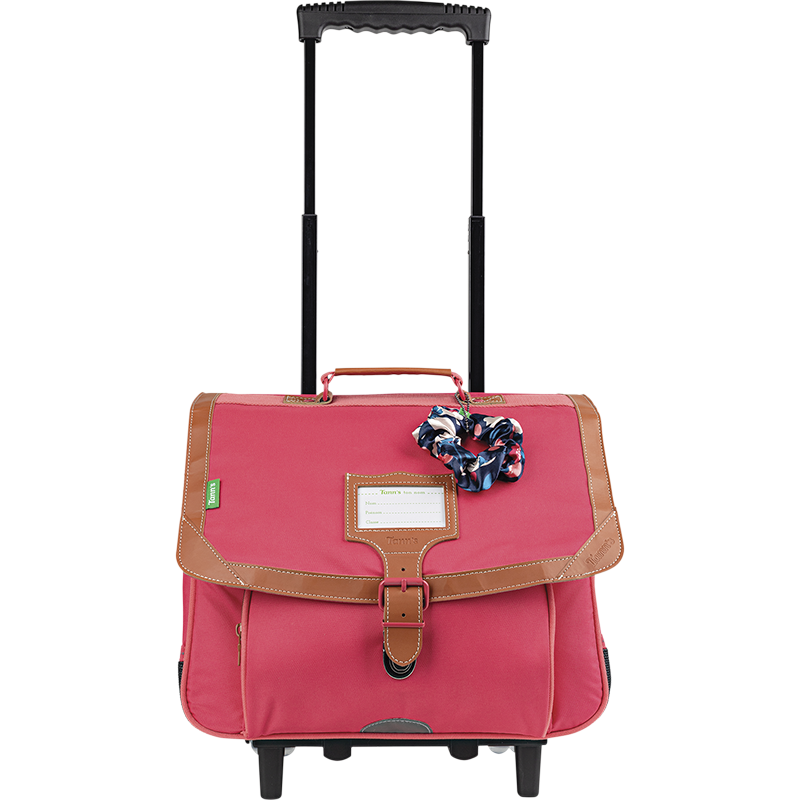 Cartable trolley Louise fuchsia Tann’s - 38 cm