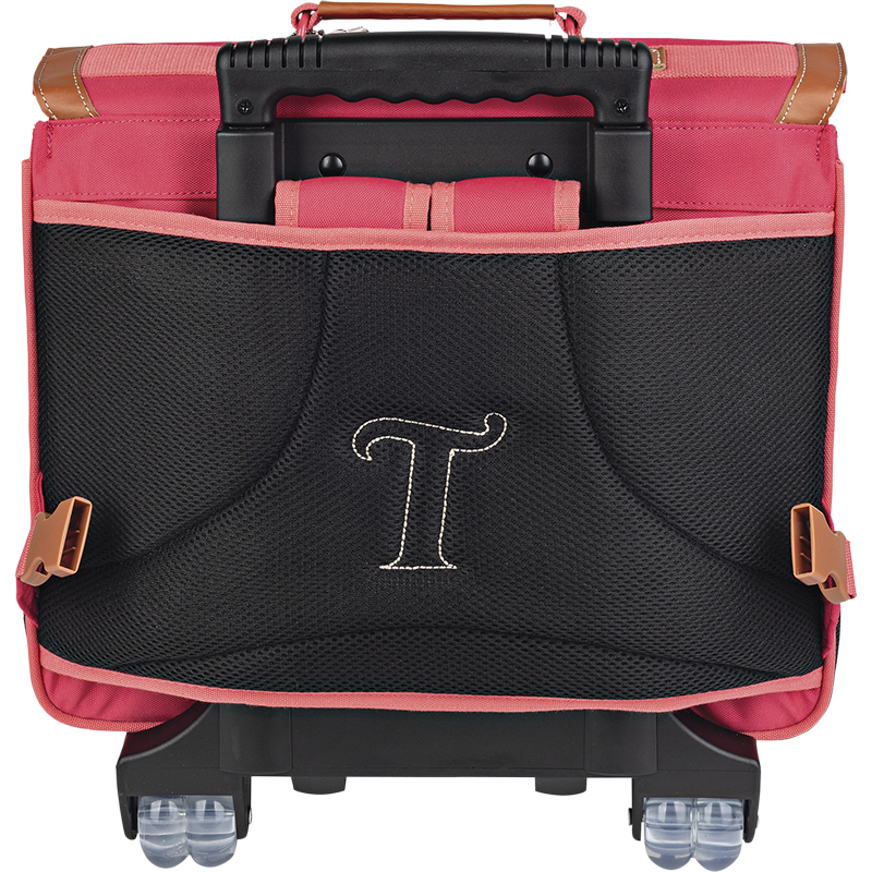 Cartable trolley Louise fuchsia Tann’s - 38 cm