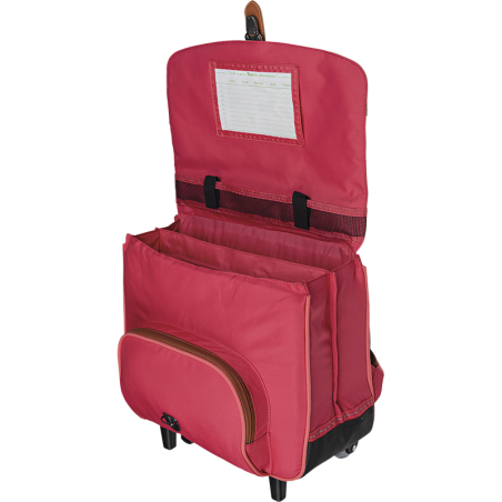 Cartable trolley Louise fuchsia Tann’s - 38 cm