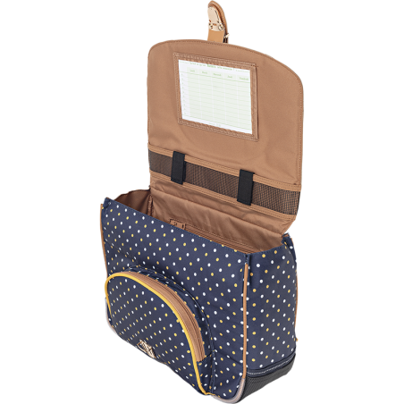 Cartable Faustine bleu Tann’s - 32 cm