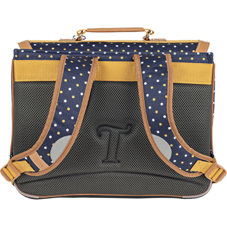 Cartable Faustine bleu Tann’s - 38 cm