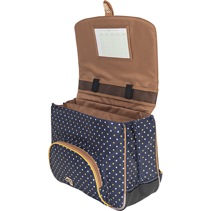 Cartable Faustine bleu Tann’s - 38 cm