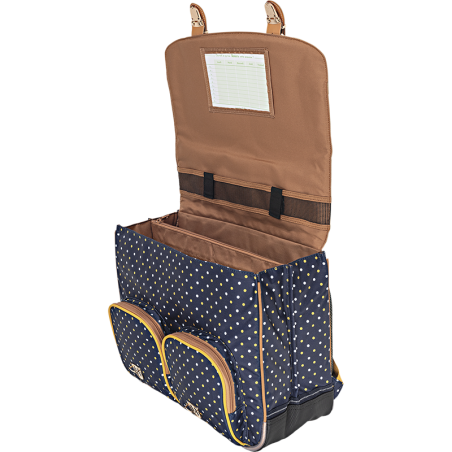 Cartable Faustine bleu Tann’s - 41 cm