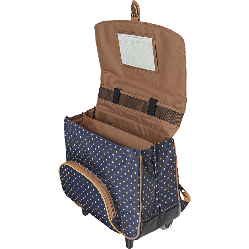 Cartable trolley Faustine bleu Tann’s - 38 cm