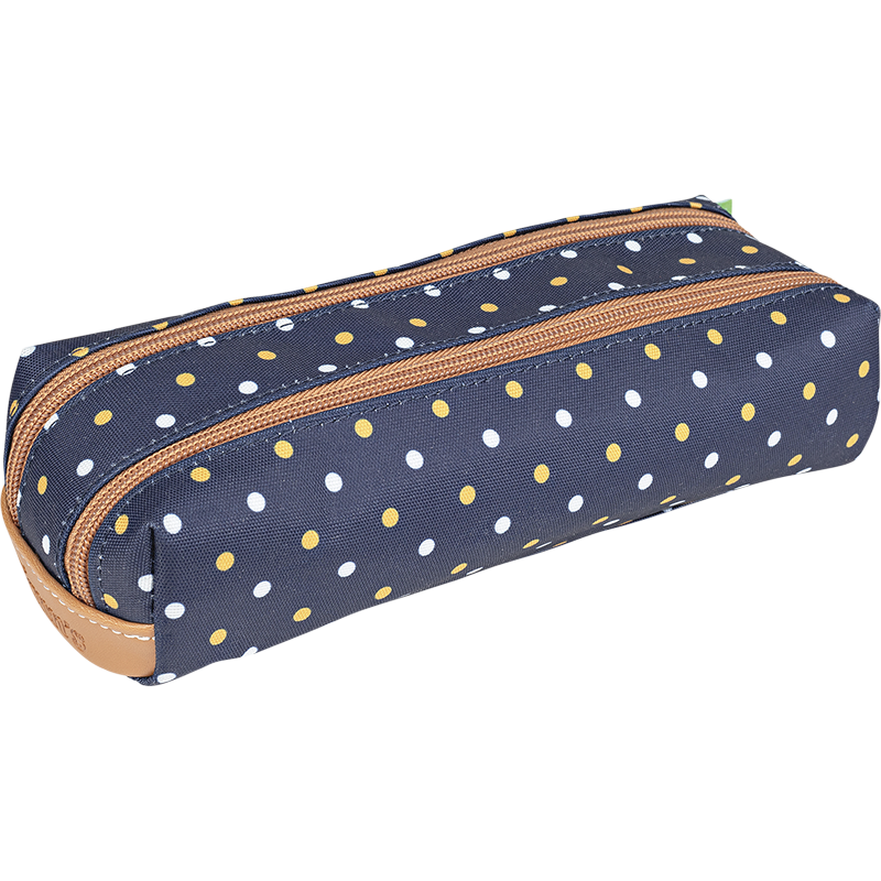 Trousse Faustine bleue Tann’s - 21,5 cm