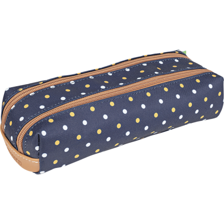 Trousse Faustine bleue Tann’s - 21,5 cm