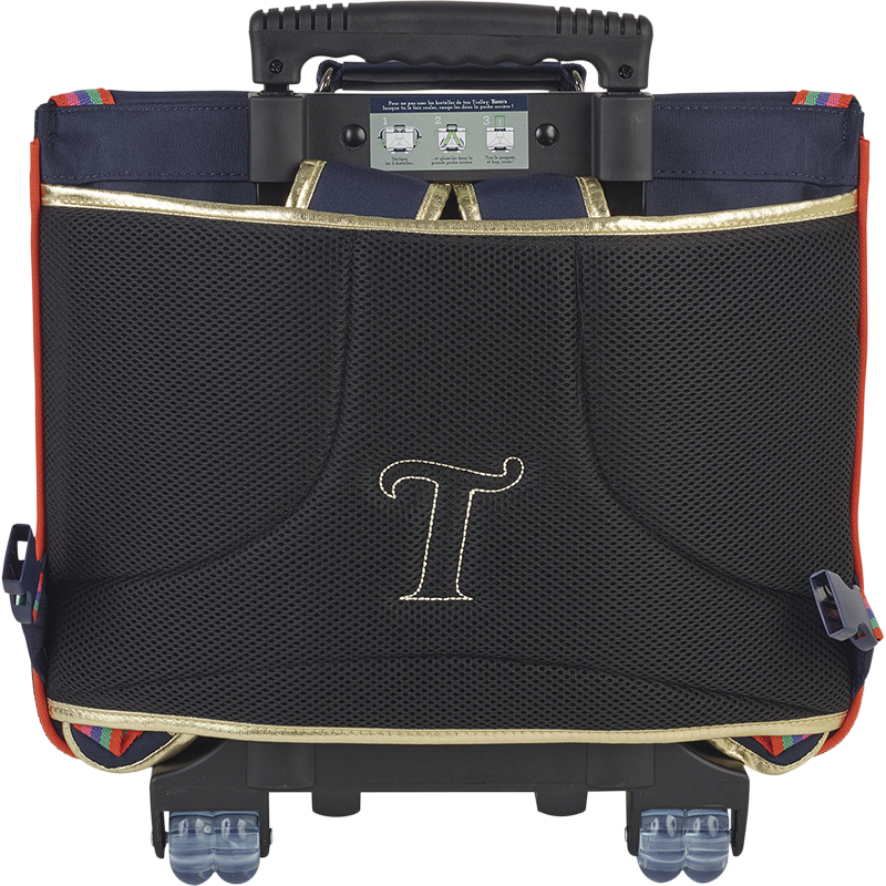 Cartable trolley Leïla marine Tann’s - 41 cm