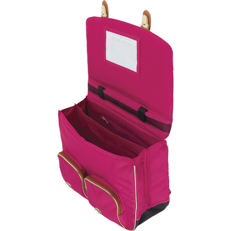 Cartable Paloma framboise Tann’s - 41 cm